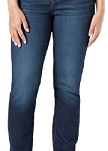 Signature by Levi Strauss & Co. Gold Label Women's Modern Straight Jeans (Available in Plus Size), (New) Angel Island, 12 Regular