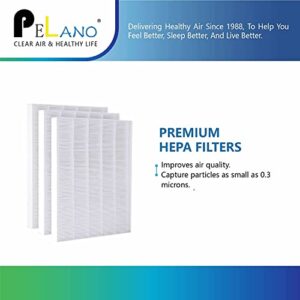 3Pack C545 HEPA Replacement Filter Compatible for Winix C545, Hepa Filter S, Part Number 1712-0096-00 and 2522-0058-00