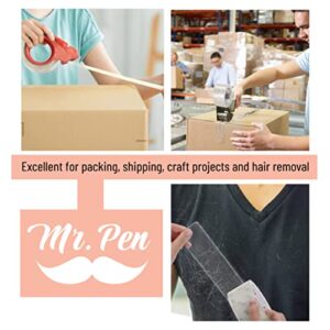 Mr. Pen- Packing Tape, 6 Pack, 2” Wide, 60 Yards, Shipping Tape, Packaging Tape, Clear Packing Tape, Moving Tape, Packing Tape for Moving Boxes, Packing Tape Refills, Packing Tape Roll