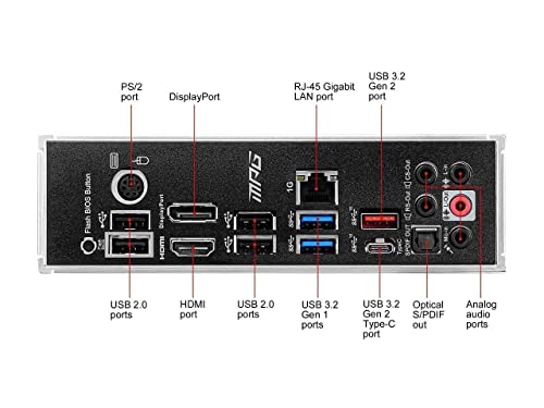 INLAND Performance 1TB NVMe 4.0 M.2 2280 NVMe SSD +AMD Ryzen 5 5600X Desktop Processor Bundle with MSI MPG B550 Gaming Plus ATX Gaming Motherboard