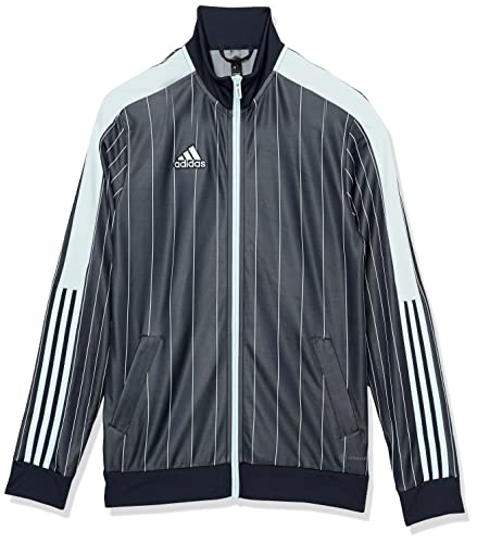 adidas boys Tiro Track running jacket, Ink, X-Small US