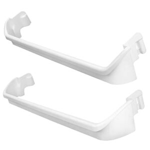 240534701 & 240534901 refrigerator door shelf rack bar compatible with frigidaire or kenmore, 240534901 frigidaire door shelf retainer bar, 2 pack