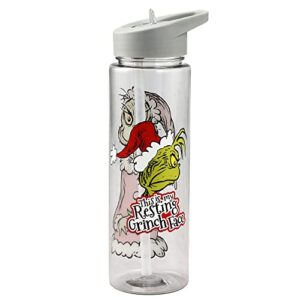 dr. seuss the grinch holiday 24 oz single wall uv water bottle