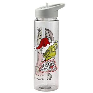 Dr. Seuss The Grinch Holiday 24 oz Single Wall UV Water Bottle