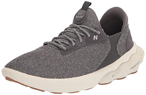 New Balance Men's Fresh Foam Roav Elite V1 Running Shoe, Magnet/Sea Salt, 13 Wide