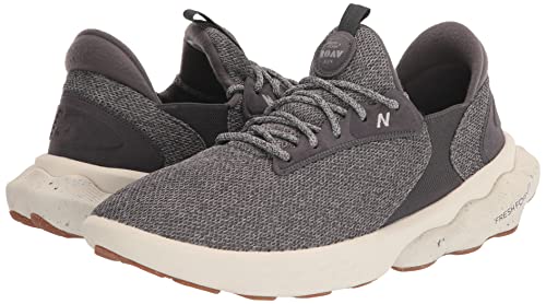 New Balance Men's Fresh Foam Roav Elite V1 Running Shoe, Magnet/Sea Salt, 13 Wide