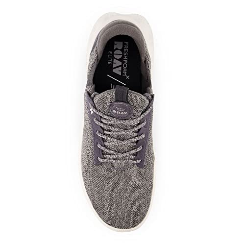 New Balance Men's Fresh Foam Roav Elite V1 Running Shoe, Magnet/Sea Salt, 13 Wide