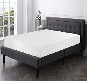 fll mattress, twin mattress 8 inch medium firm feel gel memory foam mattress with certipur-us certified twin size mattress for cool sleep & pressure relief (white)