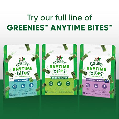 Greenies Anytime Bites Dog Treats, Original Flavor, 10.3 oz. Bag