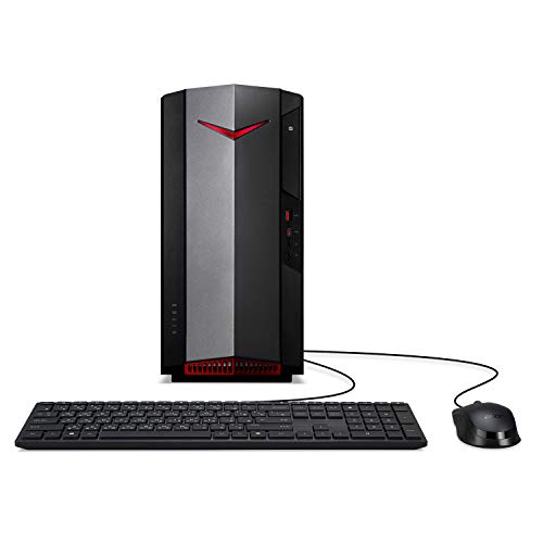 Acer Nitro 50 N50-620-UA14 Gaming Desktop | 11th Gen Intel Core i5-11400F 6-Core Processor | NVIDIA GeForce GTX 1650 | 8GB DDR4 | 512GB NVMe M.2 SSD | Intel Wi-Fi 6 AX201 | Windows 11 Home