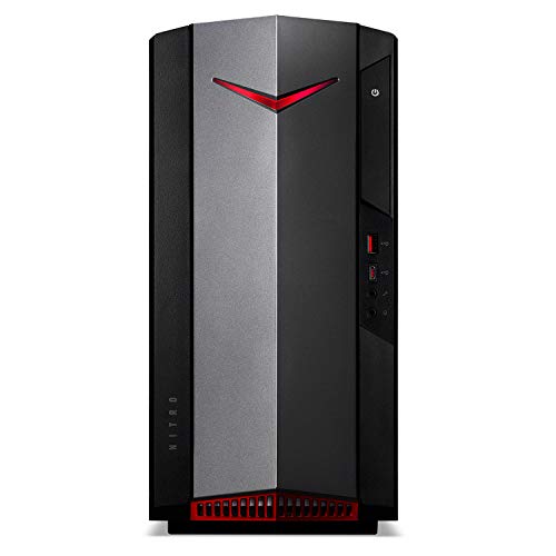 Acer Nitro 50 N50-620-UA14 Gaming Desktop | 11th Gen Intel Core i5-11400F 6-Core Processor | NVIDIA GeForce GTX 1650 | 8GB DDR4 | 512GB NVMe M.2 SSD | Intel Wi-Fi 6 AX201 | Windows 11 Home