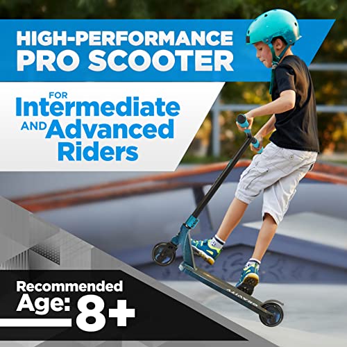 Lightweight Kick Stunt Scooter - Lab Tested Safety Certified Street Freestyle Trick Scooter w/Alloy Deck, High Impact Wheels, ABEC-9 Bearing, HIC System - for Kids & Teens (Gravity in Aliens)