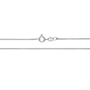 Bling For Your Buck Sterling Silver Chain Necklace for Women and Men | Thin Italian Box Chain 0.7mm 925 Silver Necklace Chain | Choose Length 14 inch - 40 inch | 40 inch Size