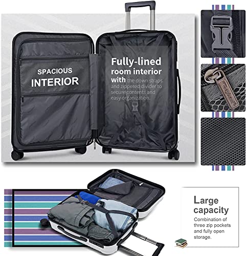 Feybaul Luggage Sets (Only 28in Expandable)Carry on Suitcase with Spinner Wheels