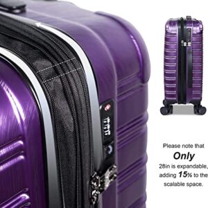 Feybaul Luggage Sets (Only 28in Expandable)Carry on Suitcase with Spinner Wheels