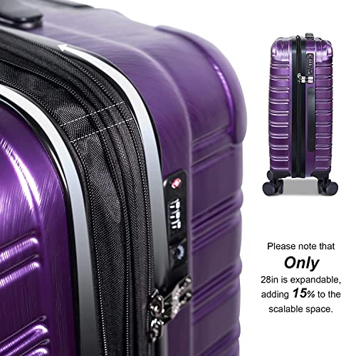 Feybaul Luggage Sets (Only 28in Expandable)Carry on Suitcase with Spinner Wheels