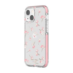 kate spade new york defensive hardshell case for iphone 13 mini - falling poppies
