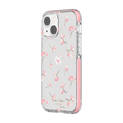 Kate Spade New York Defensive Hardshell Case for iPhone 13 Mini - Falling Poppies