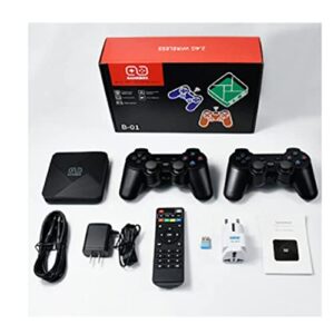 64G Wireless Retro Game Console 30000+ Games Classic Video Game Consoles with 2 Wireless Controllers for 4k TV HD Output