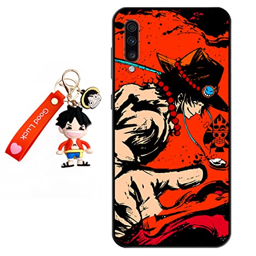 StarryCase Phone Case Compatible with Samsung Galaxy Note 10 Plus Case Anime Design Soft Silicone Animation Cartoon Cool Case for Samsung Galaxy Note 10 Plus (with One -Piece Figure Keychain)