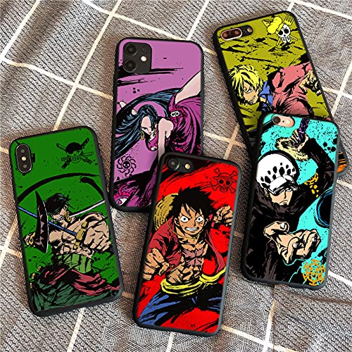 StarryCase Phone Case Compatible with Samsung Galaxy Note 10 Plus Case Anime Design Soft Silicone Animation Cartoon Cool Case for Samsung Galaxy Note 10 Plus (with One -Piece Figure Keychain)