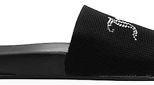 Juicy Couture Women's WayCool Womens Slide Sandals, Beach Sandal, Flip Flops, Size 6 Black