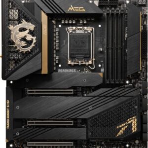 MSI MEG Z690 ACE Gaming Motherboard (E-ATX, 12th Gen Intel Core, LGA 1700 Socket, DDR5, Thunderbolt 4, PCIe 5, Dual 2.5G LAN, M.2 Slots, Wi-Fi 6E)