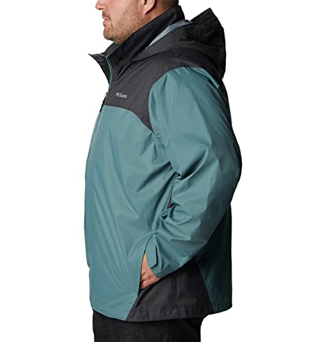 Columbia Men's Glennaker Lake Rain Jacket, Metal/Shark, Medium