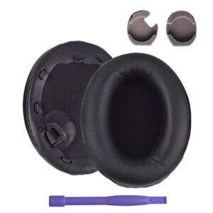 wh-1000xm4 ear cushions replacement noise isolation ear pads compatible with sony wh1000xm4 wireless noise canceling over-ear headphones- added thickness & plastic stick