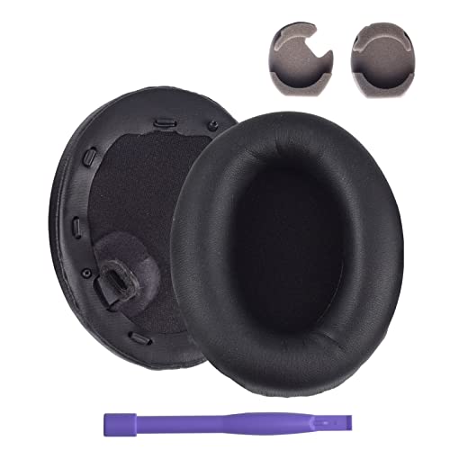 WH-1000XM4 Ear Cushions Replacement Noise Isolation Ear Pads Compatible with Sony WH1000XM4 Wireless Noise Canceling Over-Ear Headphones- Added Thickness & Plastic Stick