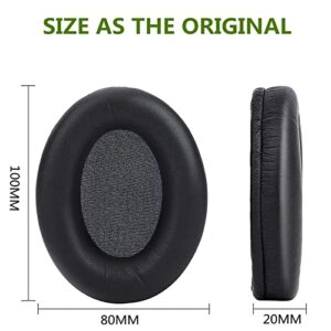 WH-1000XM4 Ear Cushions Replacement Noise Isolation Ear Pads Compatible with Sony WH1000XM4 Wireless Noise Canceling Over-Ear Headphones- Added Thickness & Plastic Stick