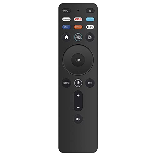 New Replacement Voice Remote XRT260 fit for Vizio M-Series Smart TV M75Q6-J03 M50Q7-J01 P65Q9-J01 P75Q9-J01 M58Q7-J01 M65Q7-J01 M70Q7-J03 M75Q7-J03 M43Q6-J04 M50Q6-J01 M55Q6-J01 M65Q6-J09 M70Q6-J03