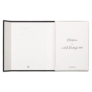 Moleskine Limited Edition Velvet Notebook, Hard Cover, Large (6" x 9"), Ruled/Lined, Iris Purple, 240 Pages