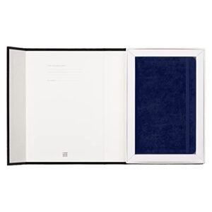 Moleskine Limited Edition Velvet Notebook, Hard Cover, Large (6" x 9"), Ruled/Lined, Iris Purple, 240 Pages