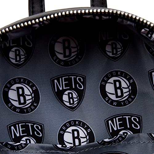Loungefly NBA:Brooklyn Nets Basketball Mini-Backpack