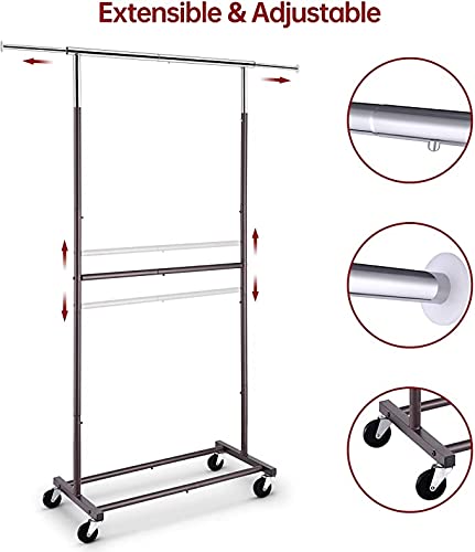 Simpli-Magic 79427 Two Tier Garment Rack, Standard