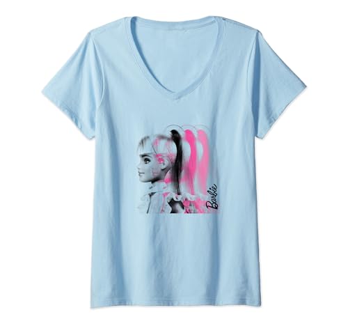 Barbie - Barbie Pink Profile V-Neck T-Shirt