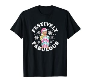 barbie - christmas - festively fabulous t-shirt