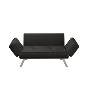 Serta Marin Convertible Sofa, Black