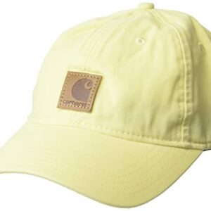 Carhartt Men's Canvas Cap, Pale Sun, 1X