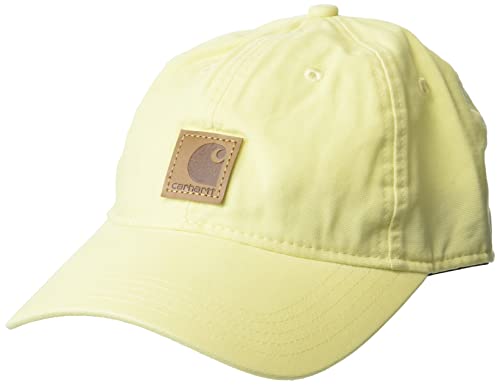 Carhartt Men's Canvas Cap, Pale Sun, 1X