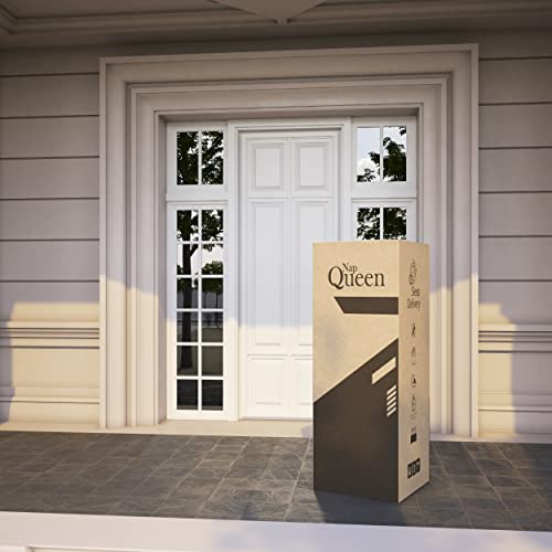 NapQueen 8 Inch Innerspring Queen Size Medium Firm Memory Foam Mattress, Bed in a Box
