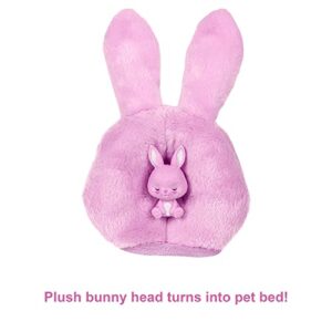 Barbie Cutie Reveal Doll, Bunny Plush Costume, 10 Surprises Including Mini Pet & Color Change