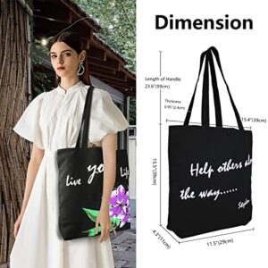 MEL JUN Canvas Tote Bag, Large Beach Tote Women Travel Bags Reusable Grocery Bag Shoulder Gym Totes Weekend Church Bags Purple