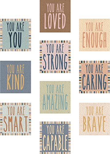 Teacher Created Resources Everyone is Welcome Positive Affirmations Accents, Pack of 30