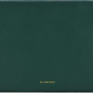 Comfyable Leather Laptop Sleeve Compatible with 16 Inch MacBook Pro & 15 Inch MacBook Air (Loose Fit) M2 2023, Green