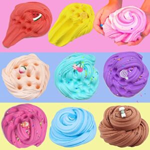 Butter Slime Kit for Girls and Boys 11pack with Scent,Stretchy and Non-Sticky,Stress Relief Toy,Birthday Gift and Party Favors