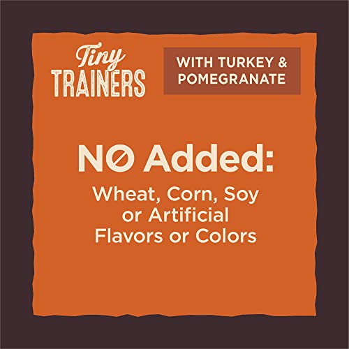 Wellness CORE Soft Tiny Trainers (Previously Petite Treats), Natural Grain-Free Dog Treats for Training, Made with Real Meat, No Artificial Flavors (Turkey & Pomegranate, 6 Ounce Bag)