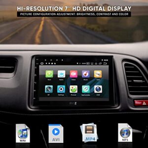 PyleUsa Double DIN Car Stereo Receiver - 7 inch 1080P HD Touch Screen Bluetooth Car Radio Audio Receiver r - WiFi/GPS/AM/FM Radio, Mirror Link for Android Iphone