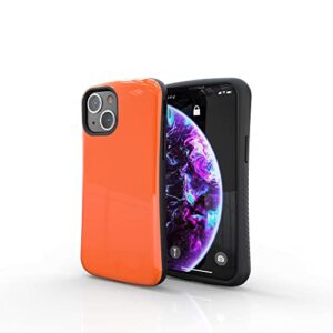 Nicexx Compatible for iPhone 13 Mini [Shockproof Protective Phone Case Cover] [Military Grade 15ft. Drop Tested Cases and Support Wireless Charging] - Orange